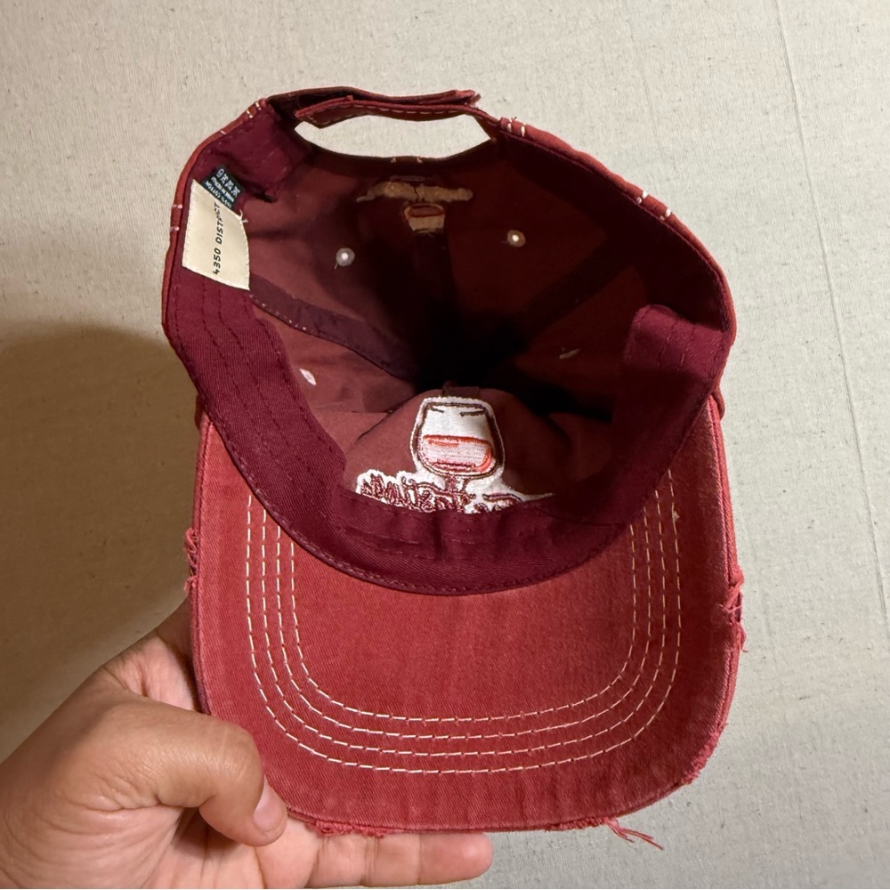 4350 District Burgundy‎ Wine Sport Hat - Picture 7 of 8